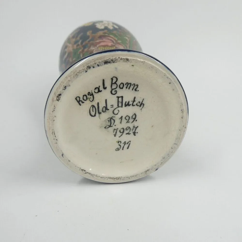 Royal Bonn Old Dutch Vase Porcelain 9